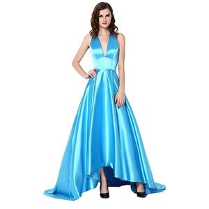 Vegeron High low v neck dress